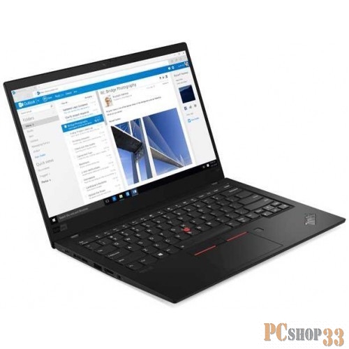 Ноутбук Lenovo X1 Carbon 7th Gen T 14.0UHD_IPS_GL_500N/ CORE_I7-8565U_1.8G_4C_MB/ 16GB(4X32GBX32)_LPDDR3_2133/ 512GB_SSD_M.2_2280_NVME_TLC_OP/ / INTEGRATED_GRAPHICS/ / NONE/ FINGERPRINT_READER/ IR&HD_CAMERA_W/MIC/ KYB_RUS/ 65W_USB-C_3PIN_BK_EU/ / 4CE