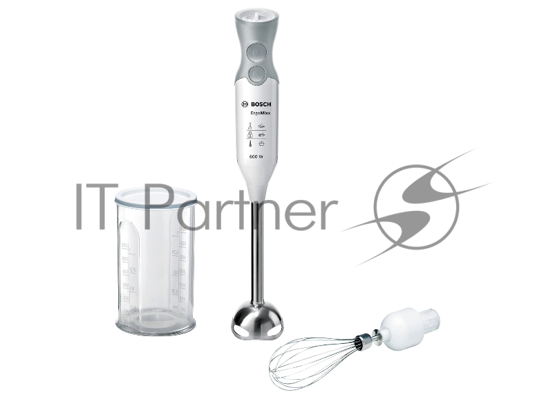 Блендер Блендер погружной Bosch MSM66130 600Вт серебристый/белый