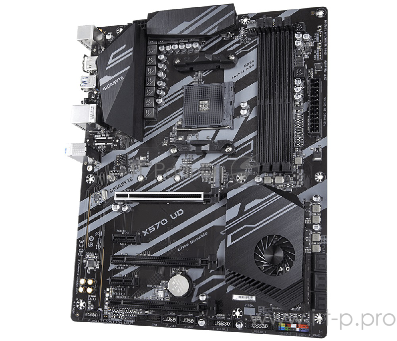 Материнская плата Gigabyte X570 UD Soc-AM4 AMD X570 4xDDR4 ATX AC`97 8ch(7.1) GbLAN RAID+HDMI