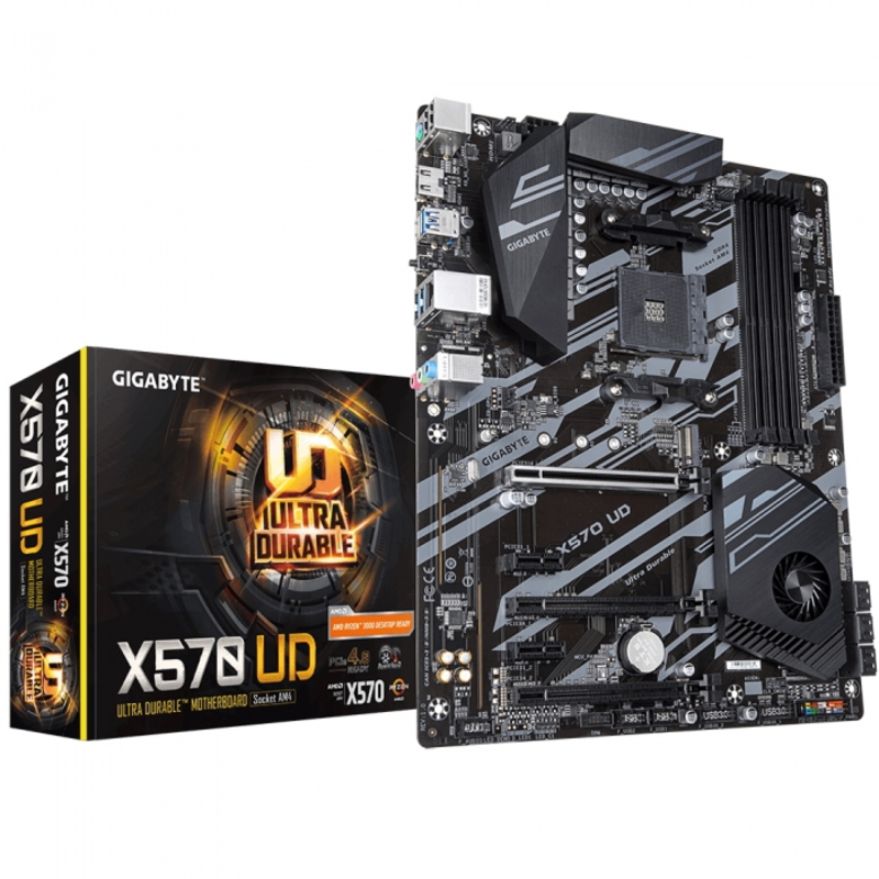 Материнская плата Gigabyte X570 UD Soc-AM4 AMD X570 4xDDR4 ATX AC`97 8ch(7.1) GbLAN RAID+HDMI