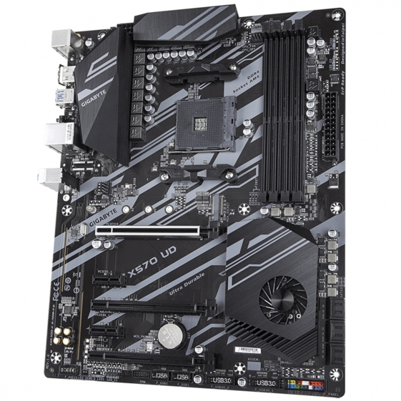 Материнская плата Gigabyte X570 UD Soc-AM4 AMD X570 4xDDR4 ATX AC`97 8ch(7.1) GbLAN RAID+HDMI