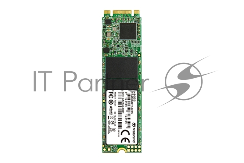 Накопитель SSD M.2 Transcend 960Gb MTS820 <TS960GMTS820S> (SATA3, up to 560/520MBs, 75000 IOPs, 3D TLC, 22х80мм)