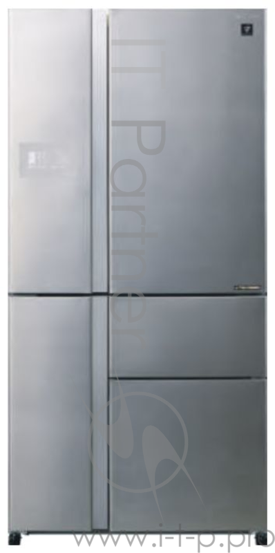 Холодильник Sharp SJ-PX99FSL , 5-и дверный холодильник, Серебристый