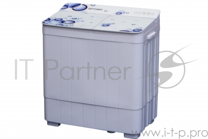 Стиральная машина OPTIMA МСП-35СТ (п/авт.,стекл. крыш.,стир./отж. 3,5кг/2.5кг,1350 об./мин.) (Вариант I (Белое стекло, пузыри)