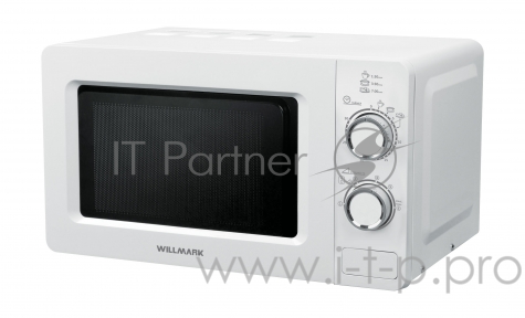 Микроволновая печь WILLMARK WMO-288MBW (20л, 700Вт, механич.ПУ, кнопка д/открыв. дверцы,лампа,белая)