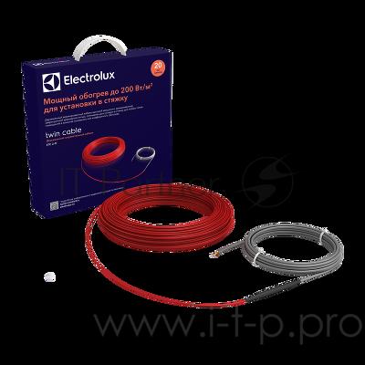 Теплый пол ELECTROLUX ETC 2-17-1000 греющий кабель 4.5мм 1000Вт 8.3м2 20лет
