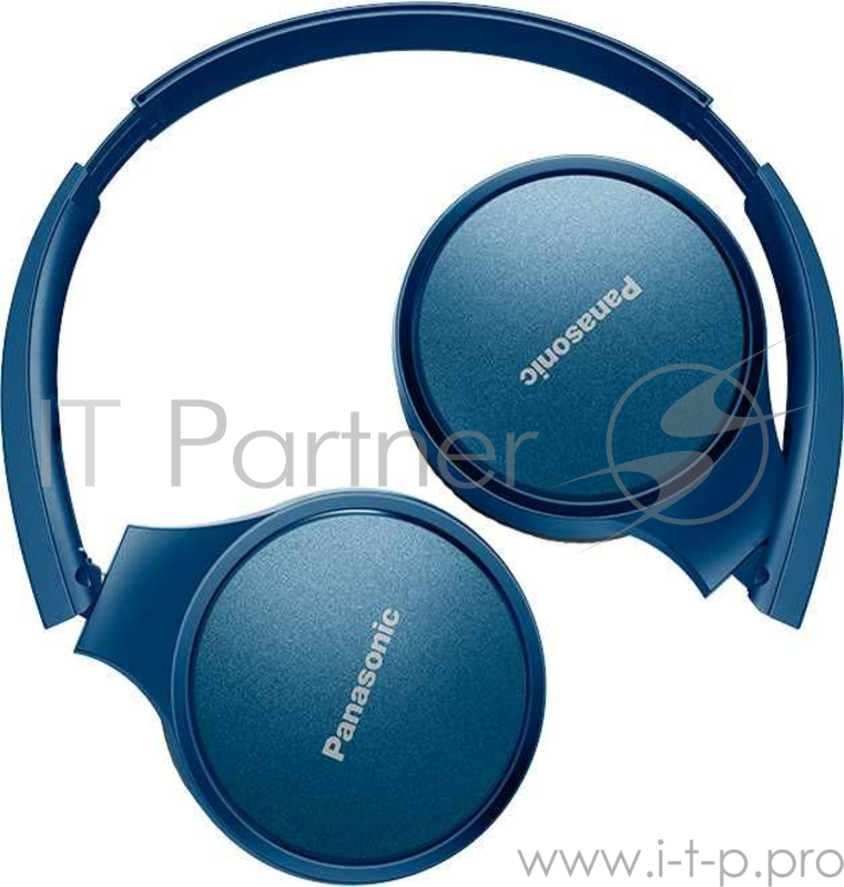 Наушники Panasonic RP-HF410BGCA синий,Bluetooth, USB-кабель 0,5 м, микрофон