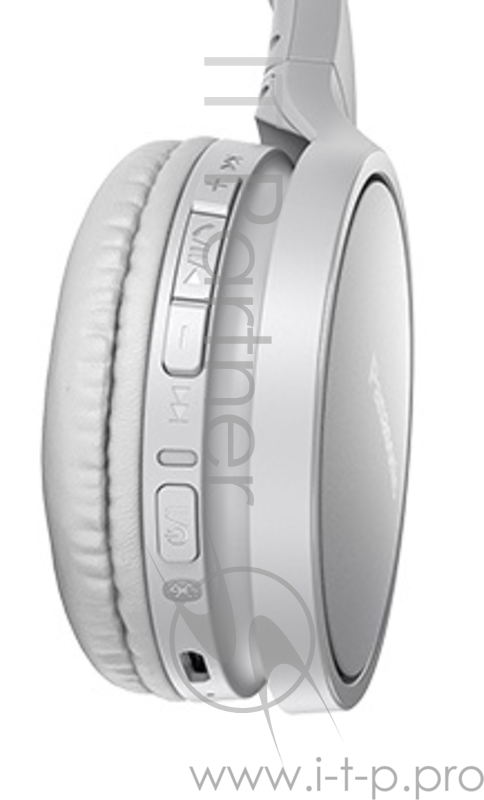 Наушники Panasonic RP-HF410BGCW белый,Bluetooth, USB-кабель 0,5 м, микрофон