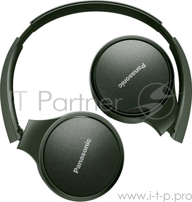 Наушники Panasonic RP-HF410BGCG зелёный,Bluetooth, USB-кабель 0,5 м, микрофон