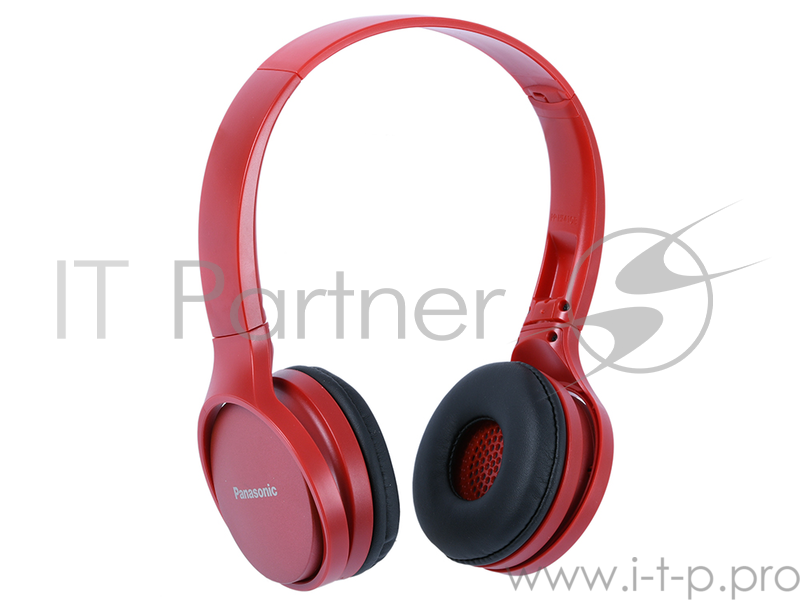 Наушники Panasonic RP-HF410BGCR красный,Bluetooth, USB-кабель 0,5 м, микрофон