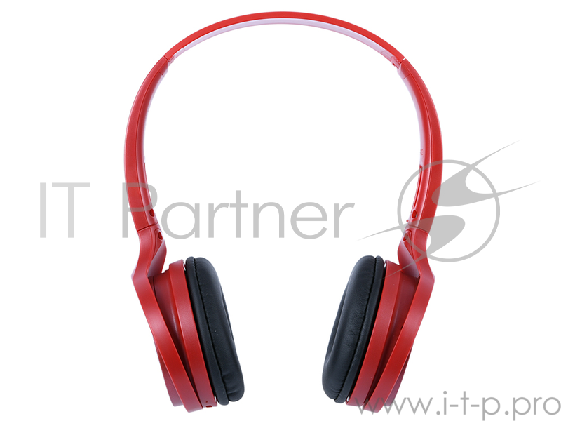 Наушники Panasonic RP-HF410BGCR красный,Bluetooth, USB-кабель 0,5 м, микрофон