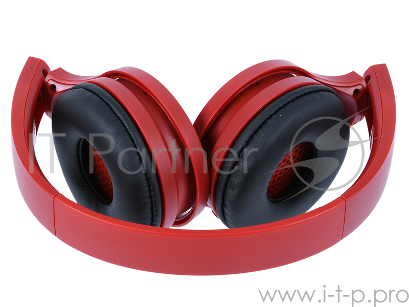 Наушники Panasonic RP-HF410BGCR красный,Bluetooth, USB-кабель 0,5 м, микрофон