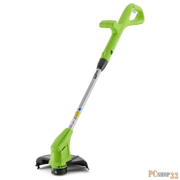 Триммер аккум.GREENWORKS 2101207 24В 9000об/мин Флески 1.6мм ширина реза 250мм