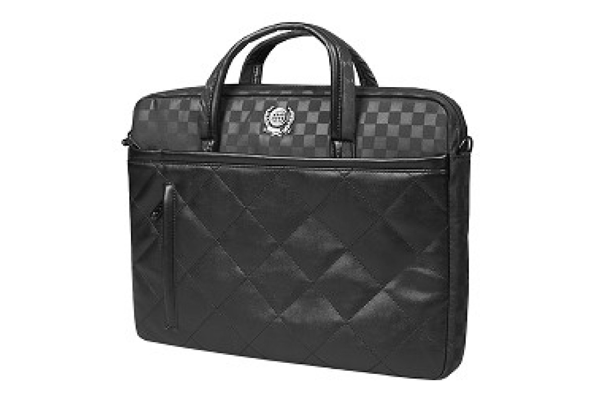 Сумка для ноутбука Сумка Continent CC-036 Black {полиэстр/эко кожа, 15.6