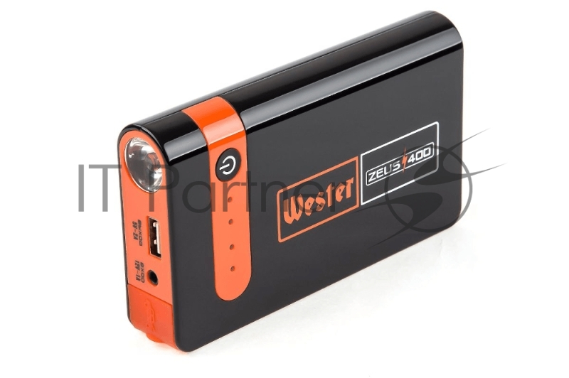 Устройство пусковое м/ф WESTER Zeus 400 10000mAh, ток пуск.200А / пик.400 А