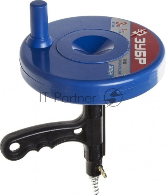 Трос Зубр 51907-03 сантехнический 3м d=6мм в пластиковом корпусе