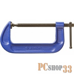 Струбцина ЗУБР 32245-150_z01 ПРОФЕССИОНАЛ тип G, корпус - ковкий чугун. 150мм