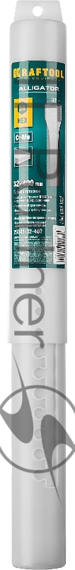 Зубило KRAFTOOL ALLIGATOR HEX 28 29341-32-400 плоское 32 х 400мм