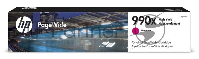Расходные материалы HP M0J94AE Картридж 991X Magenta {PageWide-Pro 750/772/777 , (16000 стр), (194 мл)}