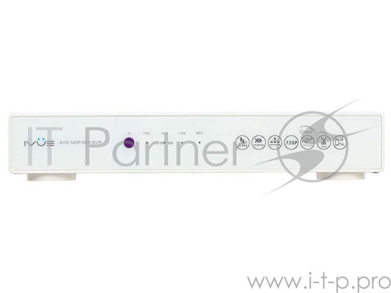 Комплект Видеонаблюдения IVUE D5004 AHC-B4. AHD 1 MPX Дача 4+4