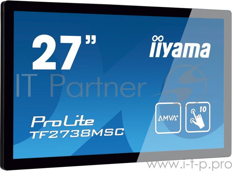 Монитор Iiyama 27 TF2738MSC-B1 черный IPS LED 5ms 16:9 DVI HDMI M/M матовая 300cd 178гр/178гр 1920x1080 DisplayPort FHD USB Touch 7.7кг