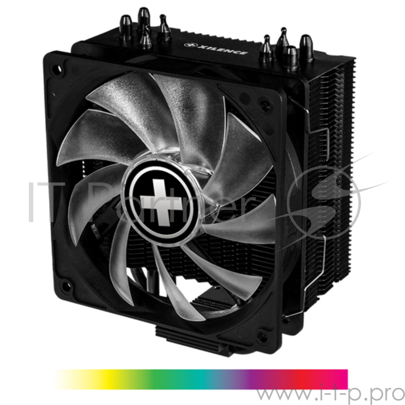 XILENCE Performance A+ CPU cooler M704RGB, PWM, 120mm fan, 4 heat pipes, Universal