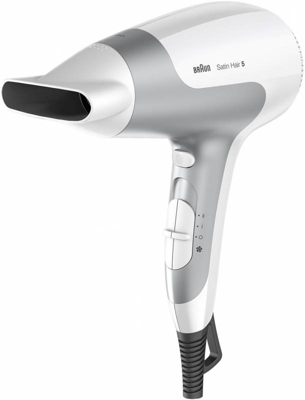 Фен Braun HD 580 2500Вт белый/серебристый