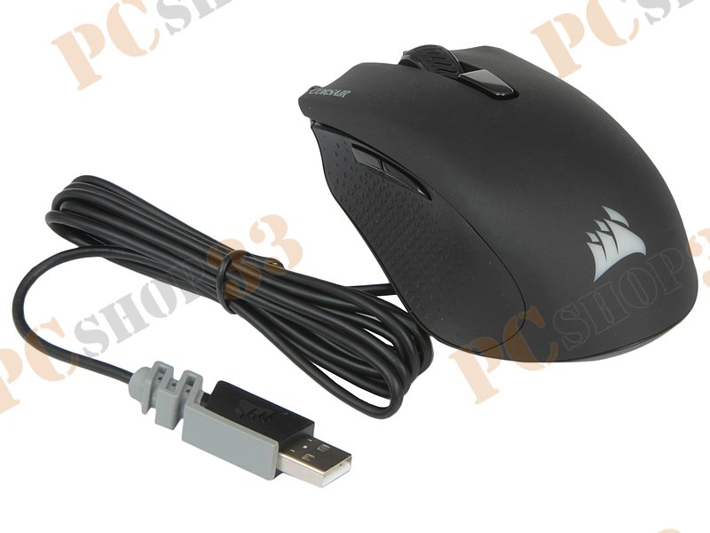 Оптическая мышь Corsair Harpoon RGB CH-9301011-EU, 5кн.+скр., черный (USB2.0)