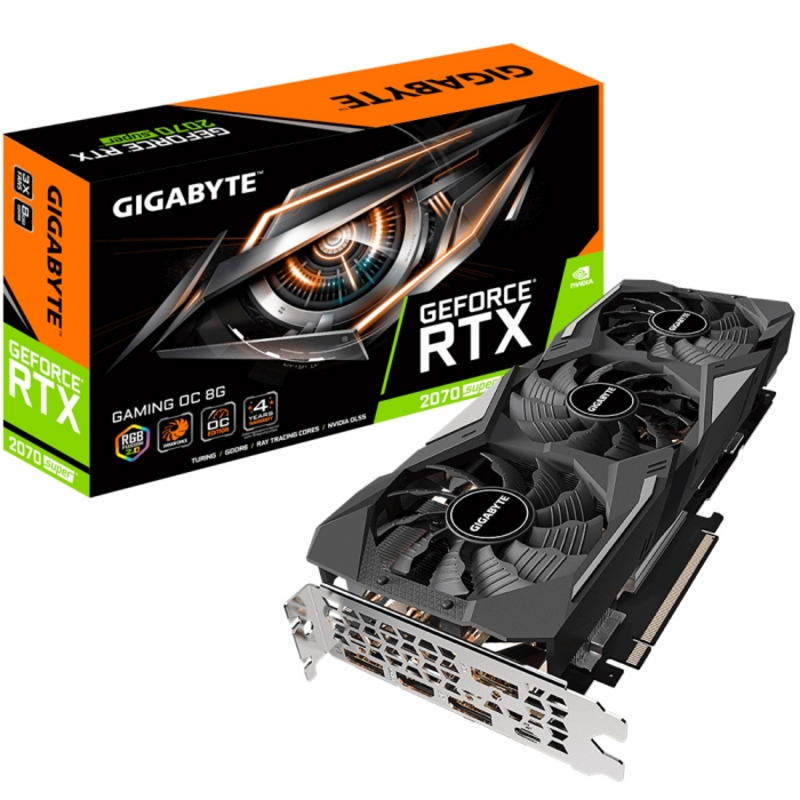 Видеокарта PCIE16 RTX2080 SUPER 8GB GV-N208SGAMING OC-8GC GIGABYTE