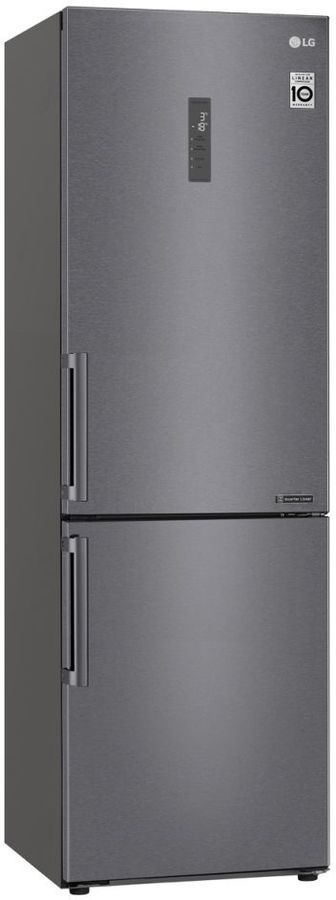 Холодильник LG GAB459BLGL (R), двухкамерный, графит темный