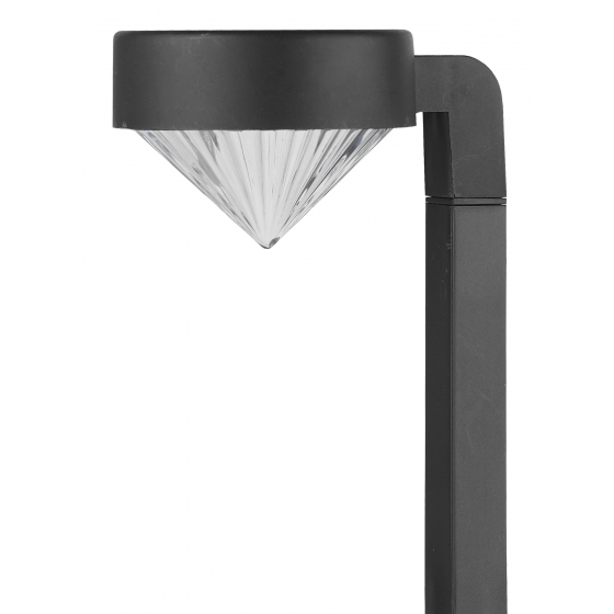 садовые фонари ЭРА SL-PL42-DMD Черный {Садовый светильник на солнечной батарее, пластик, черный, 42 см }