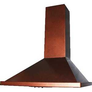 Вытяжка каминная Elikor Оптима 50П-400-К3Л медный антик управление: кнопочное (1 мотор)