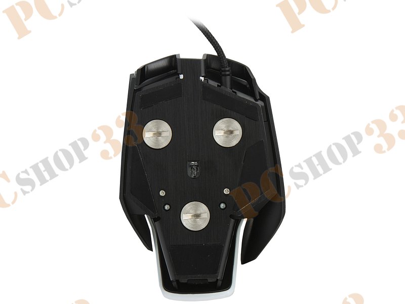 Оптическая мышь Corsair M65 PRO RGB CH-9300111-EU, 7кн.+скр., бело-черный (USB2.0)