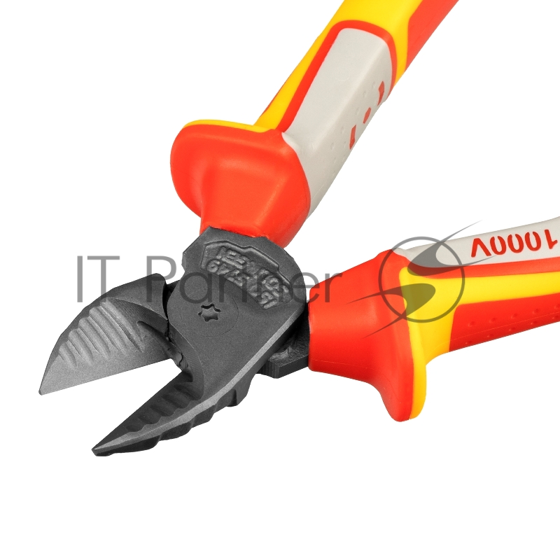 Бокорезы GROSS 17582 диэлектрические рукоятки до 1000в трехкомпонентные рукоятки 180мм