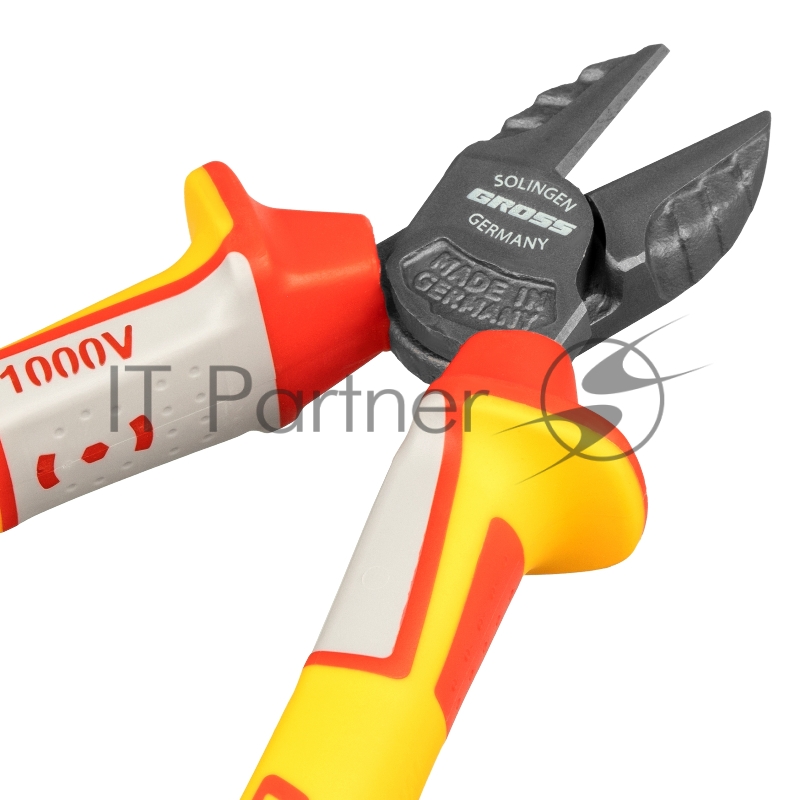 Бокорезы GROSS 17582 диэлектрические рукоятки до 1000в трехкомпонентные рукоятки 180мм