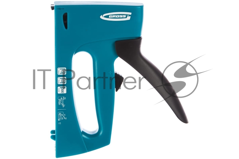 Степлер GROSS 41003 мебельный пластиковый корпусрегулировка удара тип Скобы 13 53 300 6-16мм