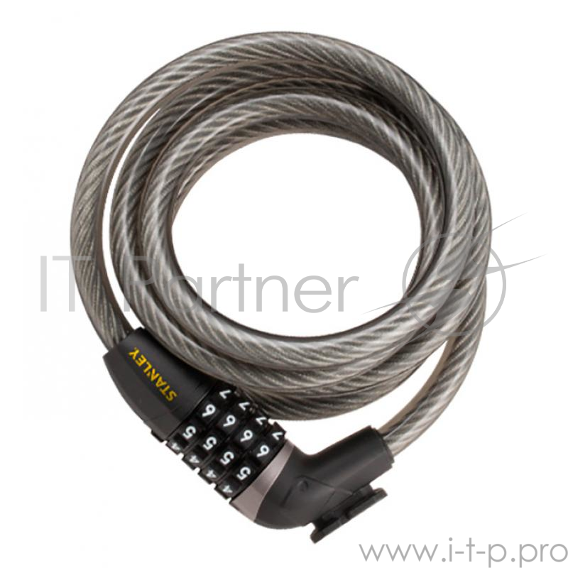 Велосипедный тросовый замок с ключом Stanley S755-202