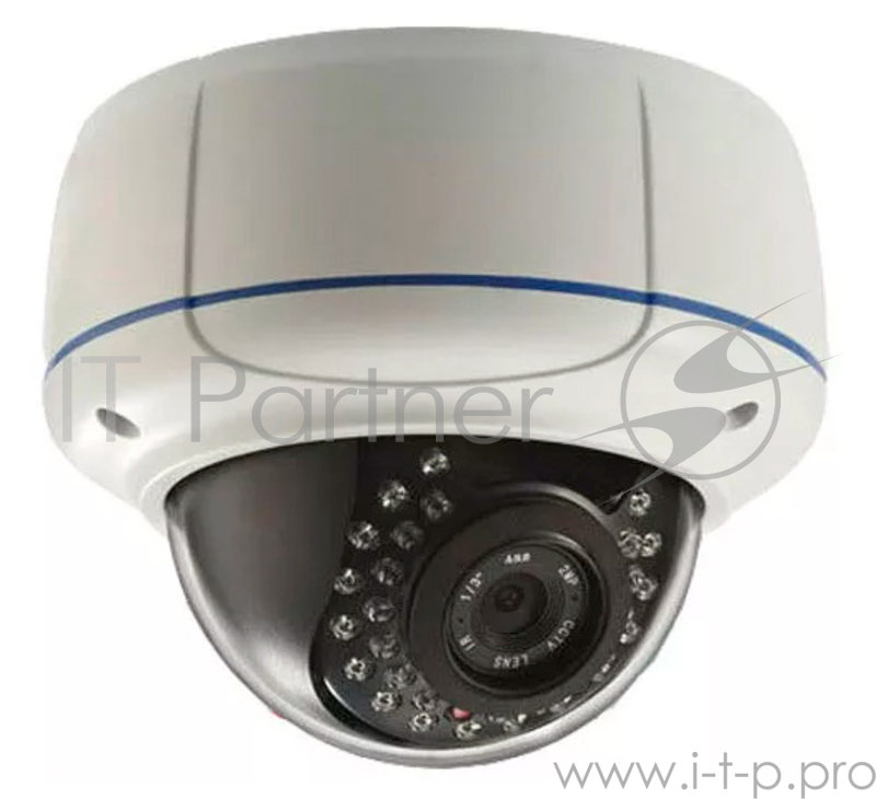 Видеокамера IP Rubetek RV-3420 2.8-2.8мм цветная корп.:белый/черный