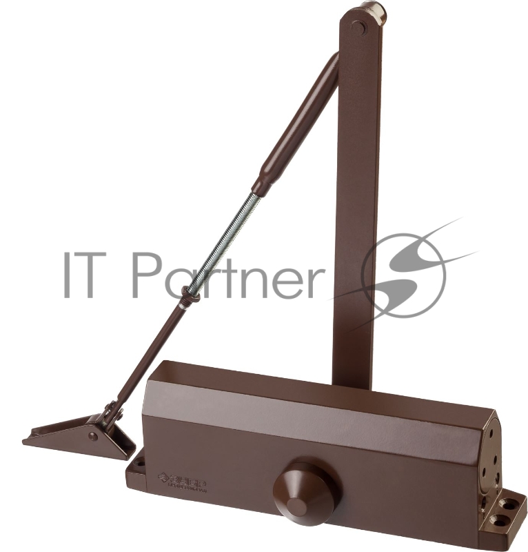 ЗУБР Доводчик дверной ПРОФЕССИОНАЛ, для дверей массой до 100 кг, цвет коричневый 37912-100