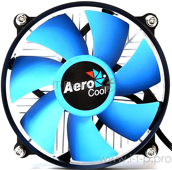 Кулер Aerocool BAS-B9S , INTEL, TDP 80W, OEM, push pins, 94x94x57mm, 3-pin, 2300rpm, LGA 1150/1151/1155/1156
