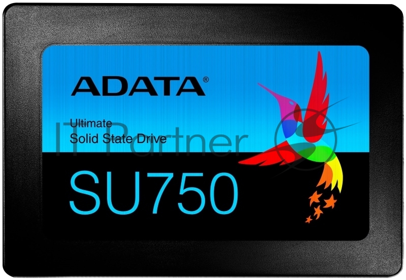 Накопитель SSD 2.5 ADATA 1.0Tb SU750 <ASU750SS-1TT-C> (SATA3, up to 550/520MBs, 3D TLC)