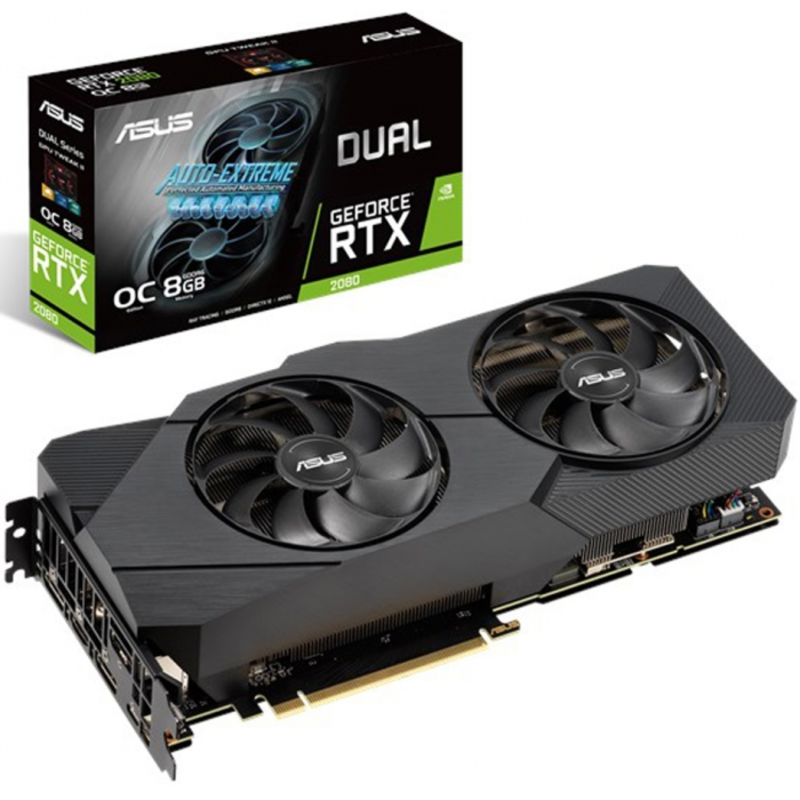 Видеокарта ASUS DUAL-RTX2080S-O8G-EVO