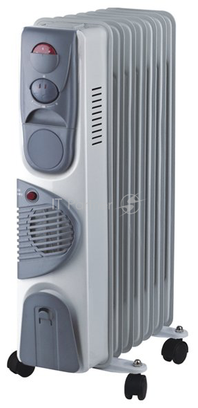 Обогреватель масляный Оазис BВ-15Т с тепловентилятором, 7 секций