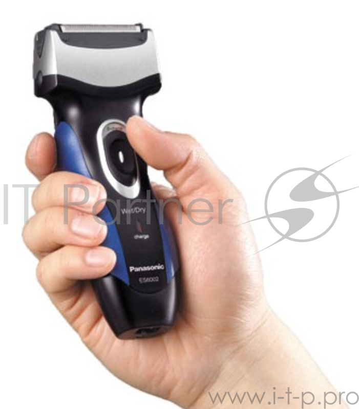Бритва сетчатая Panasonic ES6002 реж.эл.:3 питан.:аккум. черный/синий