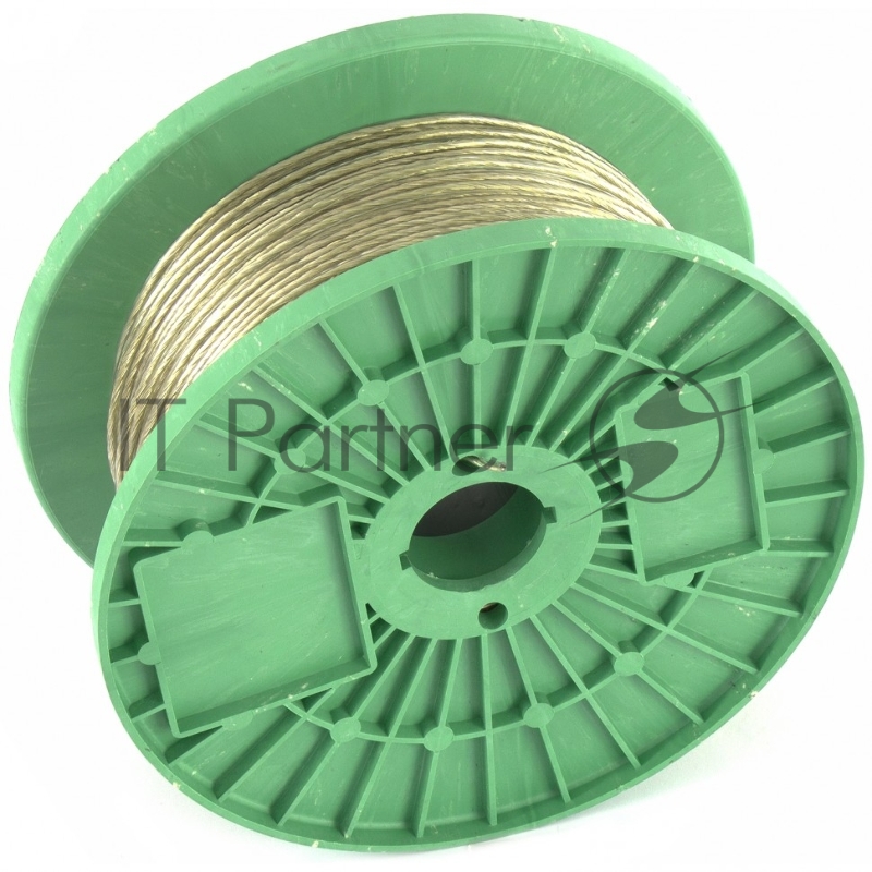 СИБРТЕХ Трос металлополимерный прозрачный ПР-2,5, 47626