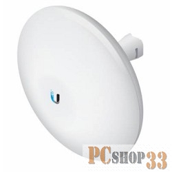 Сетевое оборудование UBIQUITI NBE-5AC-16 Радиоустройство 5 ГГц, 26 дБм, 16 дБи, MIMO 2х2
