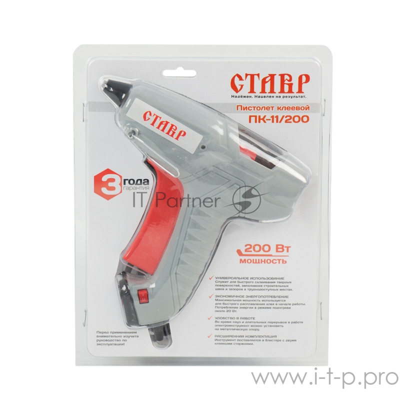 Пистолет клеевой Ставр ПК-11/200
