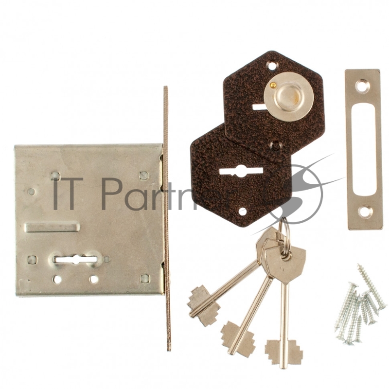 СИБРТЕХ Замок врезной ЗВ-1,сувальдный//91665