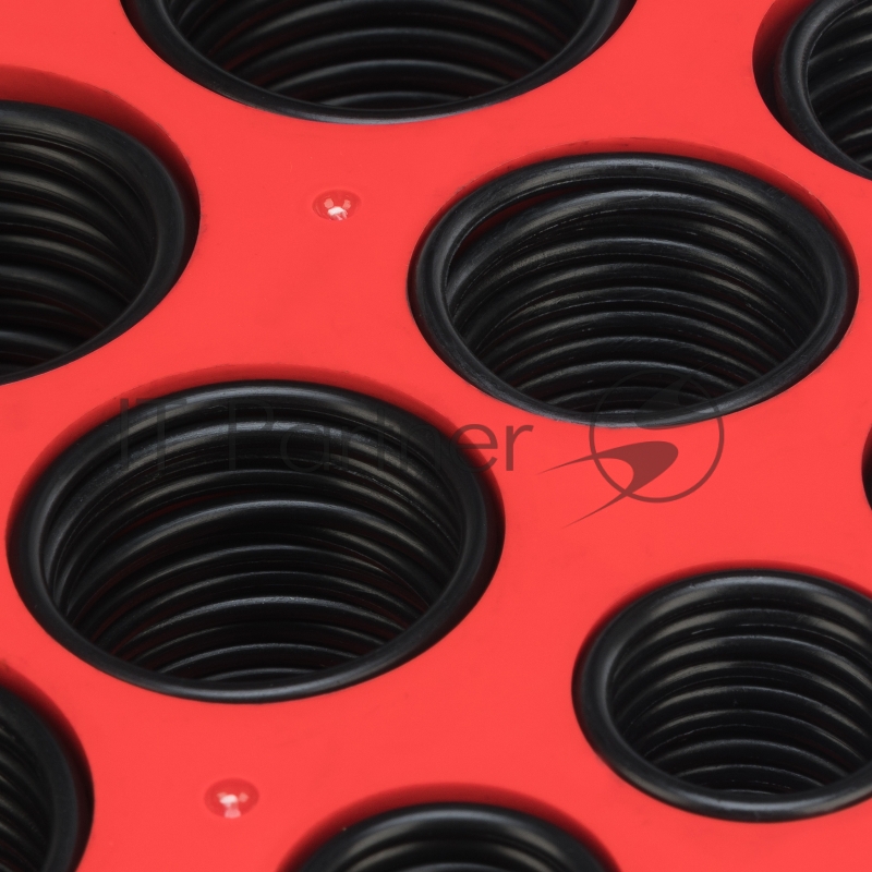 СИБРТЕХ Набор резиновых уплотнительных прокладок, D 7 - 53 мм, 404 предм.// СИБРТЕХ 47597