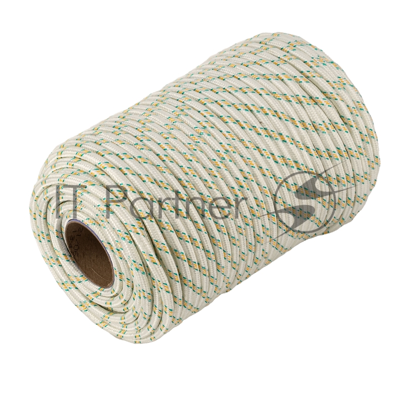 СИБРТЕХ Фал плетёный капрон 24-прядный с капрон. серд. 10 мм, бухта 100 м, 1300 кгс// СИБРТЕХ//Россия 93971